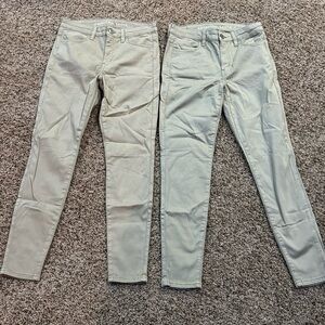 2 pair American Eagle pants size 4 short NWOT.